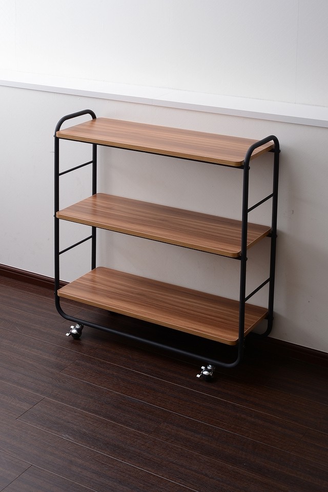 Factory Black 3racks / インダストリアルスタイル ファクトリーブラック 3段ラック棚
