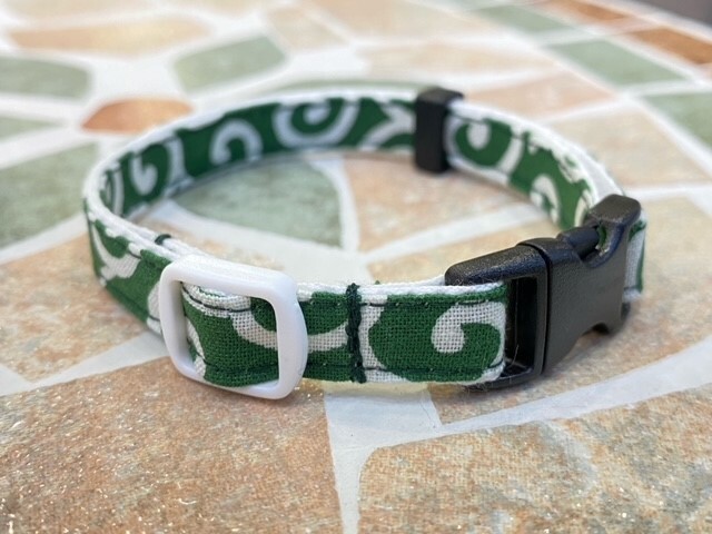 猫の首輪 安全バックル仕様 ピンク Jinew