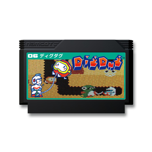ファミコンカセット型 モバイルバッテリー (ディグダグ)