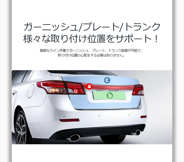 Isora アイソラ バックカメラ 後付け 車載カメラ ステイ取付け型 45個のled 防水 Ip67 172 本体 カー用品 M3 004led B Isora Moaijapan