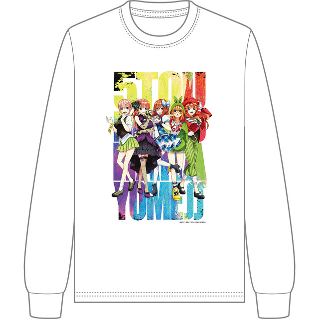 新発売 Smrgs141 五等分の花嫁 ロングスリーブtシャツ ホワイトｌ 3月15日以降順次お届け予定 スマイラル公式オンラインショップ