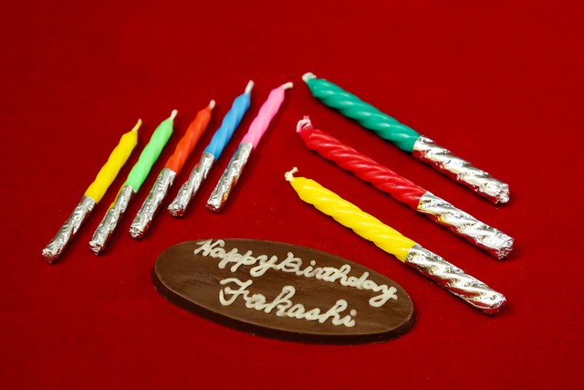 お誕生日用チョコプレート & ローソク