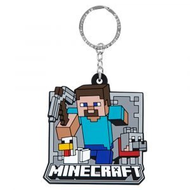 スティーブペットラバーキーホルダー マインクラフト / インフォレンズ