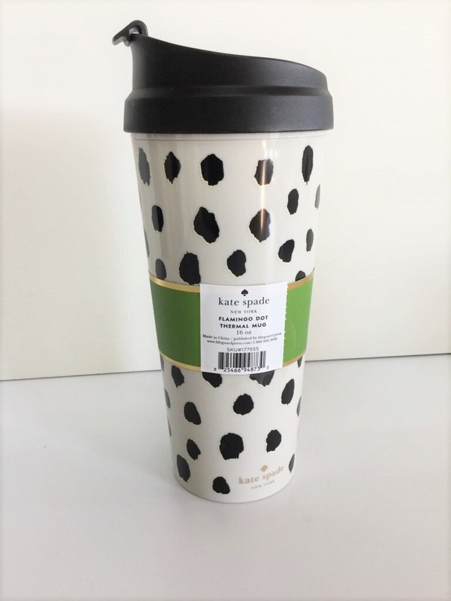 Kate Spade 58 タンブラー フラミンゴ ケイトスペード 480ml 水筒 蓋付き ケイト スペード 雑貨 持ち運び 直飲み おしゃれ かわいい Moana