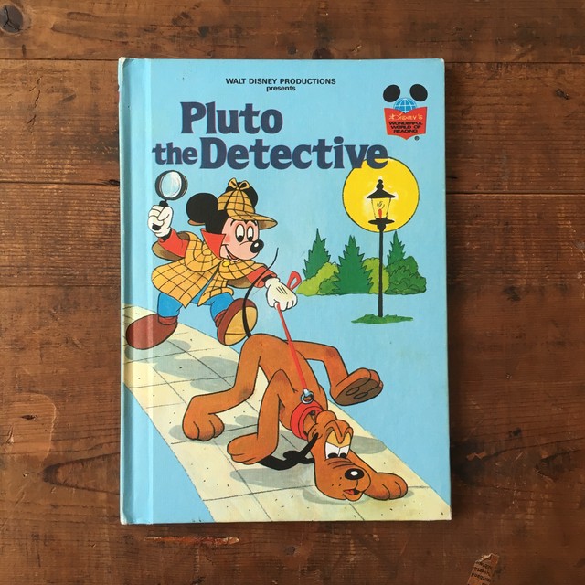 ヴィンテージ 洋書 絵本 Pluto The Detective ディズニー 英語 E Vintage ヴィンテージ 洋書 雑貨のお店