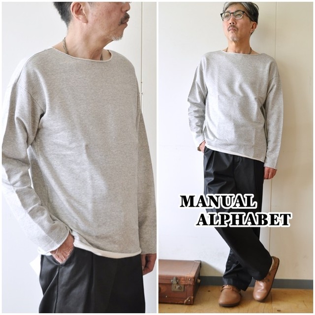 ｍａｎｕａｌ ａｌｐｈａｂｅｔ マニュアルアルファベット メンズ カットソー ロンｔ ｍａ ｃ ０４２ Bluelineshop