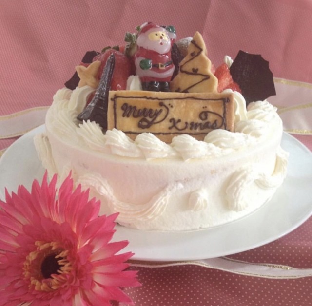 5号 ホワイトショコラクリスマスケーキ ｍon Chocolatly モンショコラトリ