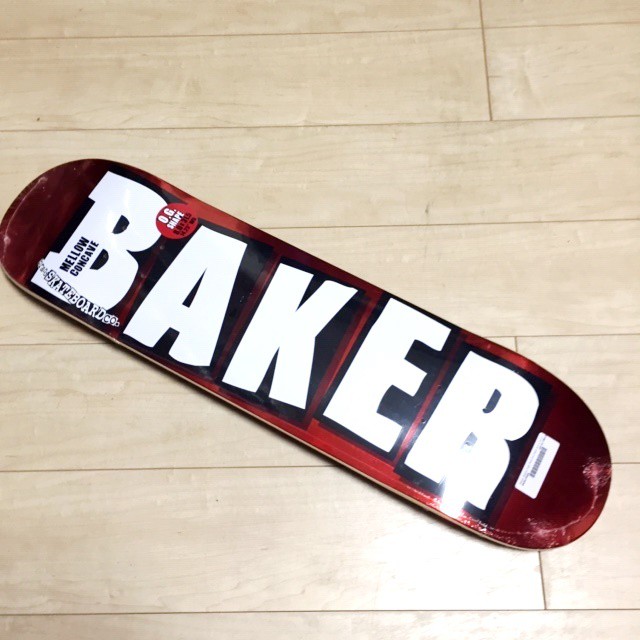 Baker Skateboards Brand Logo Red Foil Deck 8 0 X 31 5インチ ベイカー ベーカー スケートボード ブランドロゴ レッドホイル デッキ 8インチ Pretzels Skateboard And Culture