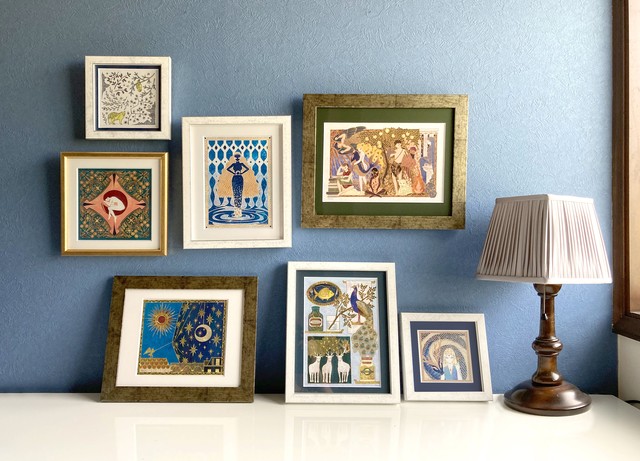 創世の七日間を見張ったものたち 額装イラスト Marinoshop