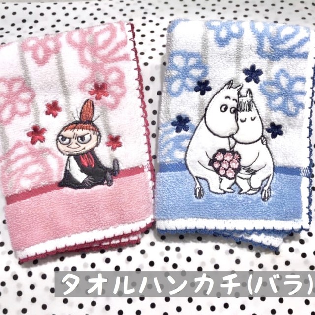 タオルハンカチ バラ Moomin ムーミン リトルミイ Zakkaeq ムーミン アクセサリー