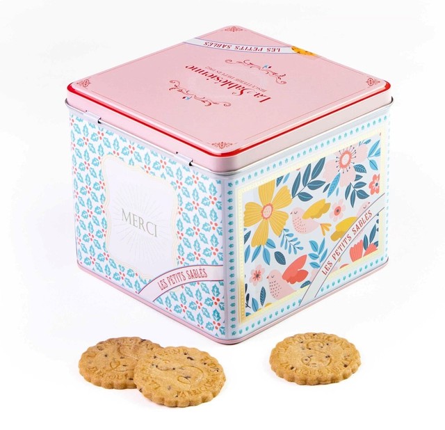 ラ サブレジエンヌ キューブ缶 ボヌール チョコチップ 公式通販 ギフトにお菓子を Charmant Gourmand Online Shop シャルマン グルマン オンラインショップ