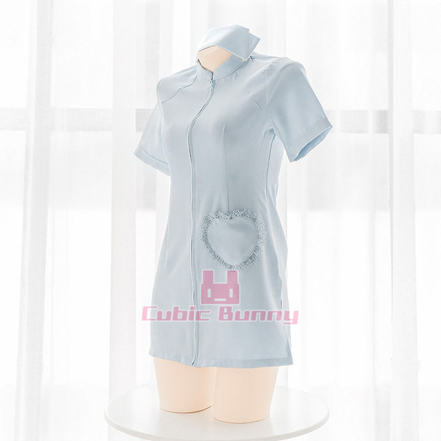 スリムショートナースワンピース 七了个三 73 コスプレ Cubicbunny スリムショートナースワンピース 七了个三 73 コスプレ Cubicbunny