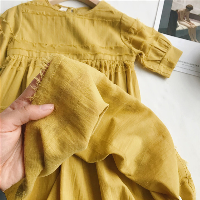 ワンピース ナチュラル ドレス 半袖 七分袖 子供服 子供 キッズ 女の子 ナチュラル系 ギャザーワンピース Aラインワンピース エスニック フリンジ ボヘミアン 民族 アジアン ロング丈 マキシ丈 リゾートワンピース マキシワンピース ロングワンピース コットン 綿 人気