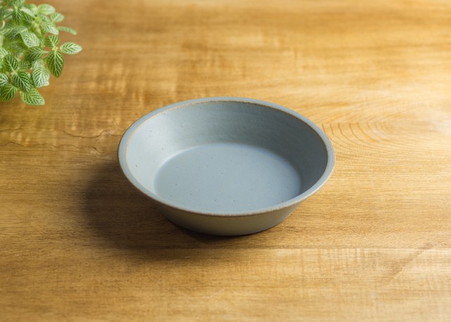 SHIROUMA 浅鉢 18cm 灰色(深皿・スープボウル・グラタン皿・耐熱皿)/長谷川 哲也