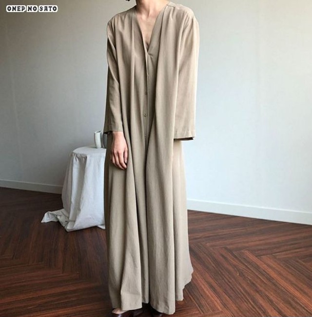 レディースワンピース カットソーワンピース マキシ丈 長袖 ワンピ ワンピース 無地 ゆったり 大人 ワンピース 秋冬 Jm ワンピの里