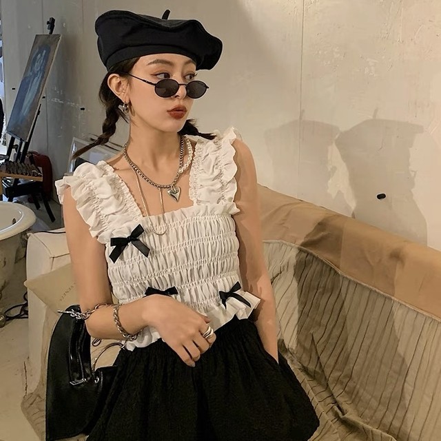 shirring ribbon camisole