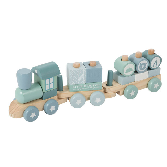Littledutch 木製おもちゃ 連結汽車 Sterren