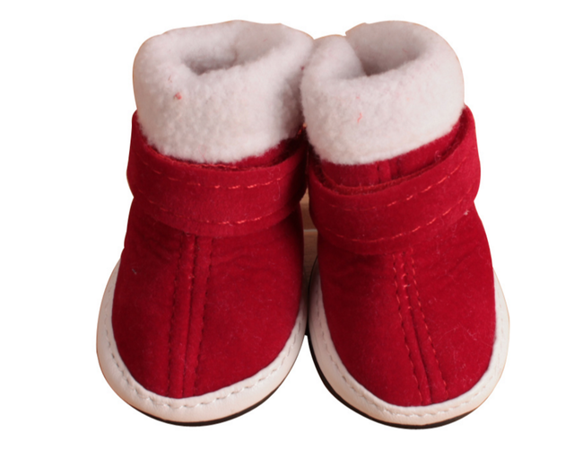 クリスマス ペットの靴 4号 メリークリスマス サンタクロース 犬 猫 ブーツ 暖かい 防寒 冬 寒い ファッション プレゼント Kirarado