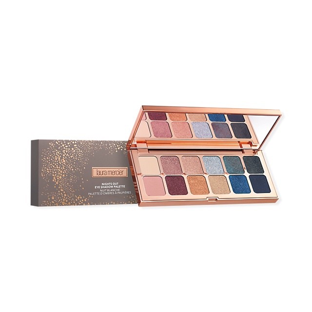 海外買付 Laura Mercier Nights Out Eye Shadow Palette 銀座三越限定 ローラメルシエ ナイトアウトアイシャドウパレット クリスマスコフレ ホリデイコレクション ２０１８ La Peche