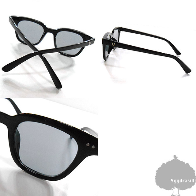 カラーレンズ サングラス 伊達メガネ 黒フレーム 黒レンズ 伊達眼鏡 ブラック メンズ 登坂 G Dragon ウェリントン ファッション Ygg Store Base店