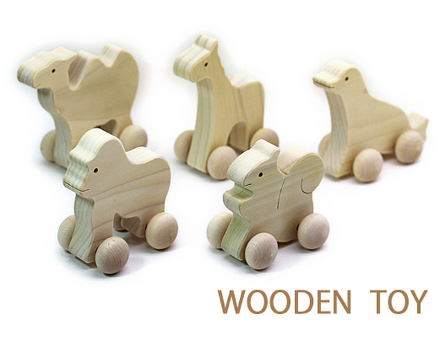 Wooden Toy 森の動物園 木のおもちゃ全6タイプ Best Shop Ad