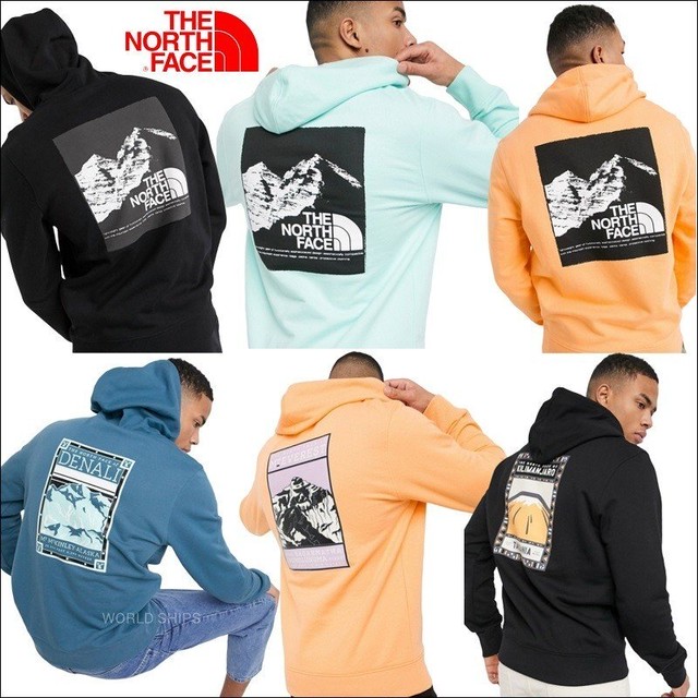 ノースフェイス パーカー メンズ レディース The North Pullover Hoodie 海外限定モデル フーディー 全6色 Hb 243 World Ships