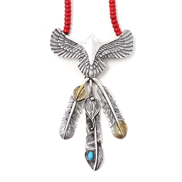H N Z ネイティブ アメリカン フェザー レザー ネックレス メンズ インディアンジュエリー メンズアクセサリー Inj 011 Springs H N Z ネイティブ アメリカン フェザー レザー ネックレス メンズ インディアンジュエリー メンズアクセサリー Inj 011 Springs