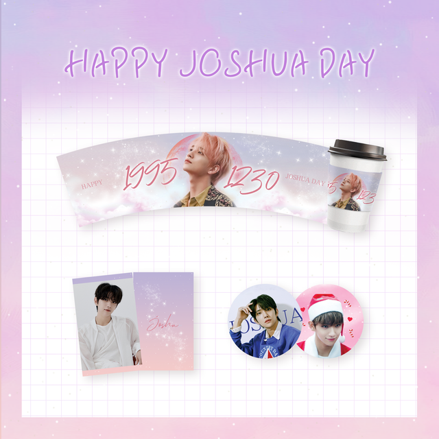 カップホルダー Seventeen Happy Joshua Day ワンダケイ韓流商店