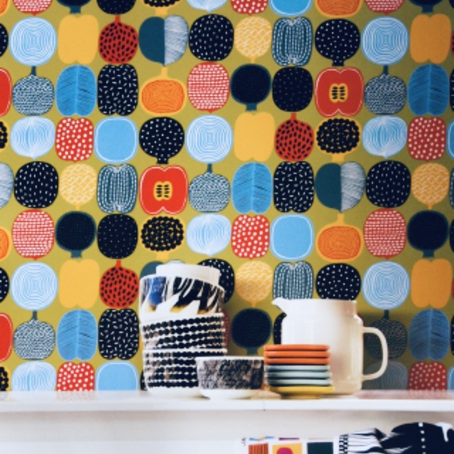 輸入壁紙 Missoni Home オリエンタルガーデン 1m切り売り ミッソーニ 輸入壁紙 あんの木