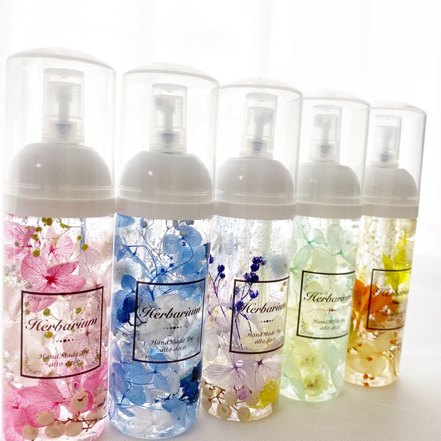 オンラインレッスン 花材 オイルなし ハーバリウムアトマイザー Altodeco