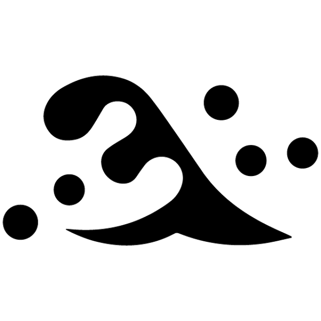 単品 家紋 二頭立浪 珠工房 Tamafactory