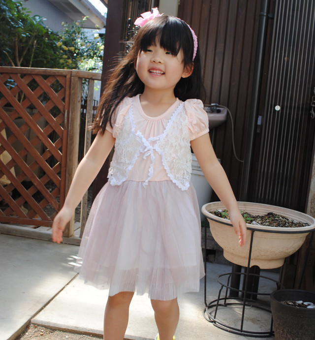韓国子供服 可愛いドレス風ワンピース Honeybee Korea Style