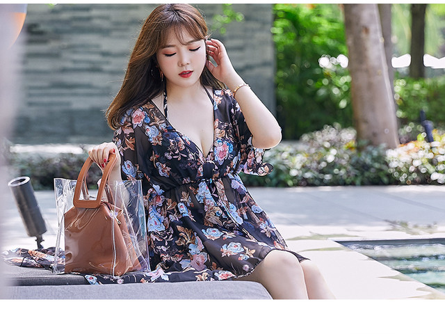 大きいサイズ 水着 トップス レディース 水着 ぽっちゃり 水着 ビキニ 体型カバー 3点セット黒 ピンク 花柄 ワイヤー 温泉水着 韓国風 新作 大人 女性用 タンキニ Sz171 Sunny Place