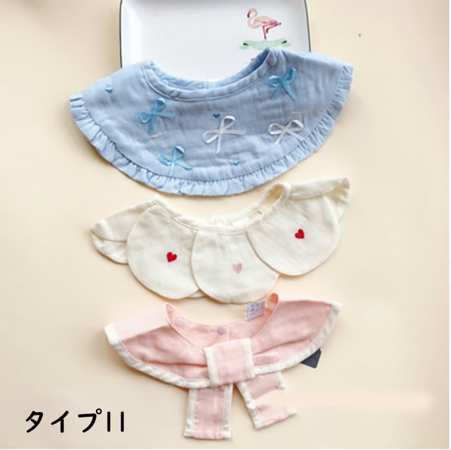 よだれかけ3点セット 12タイプ マタニティー ベビー用品 スナップ スタイ 乳児 赤ちゃん ベビー 男の子 女の子 ユニセックス 可愛い おしゃれ お出かけ 贈り物にも Hi 1908 Kufu