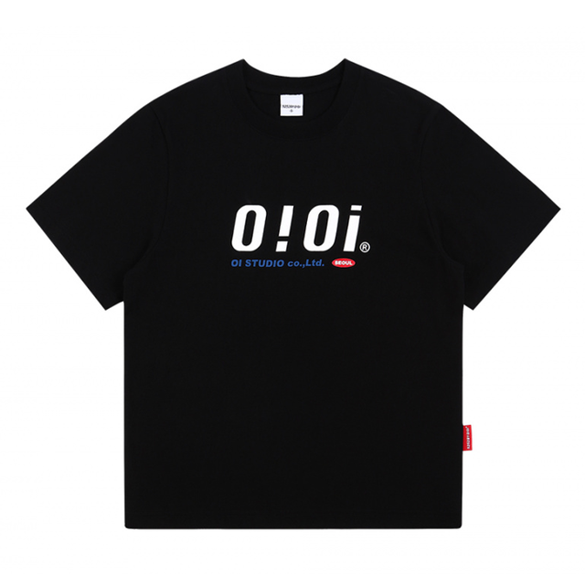 5252 By Oioi Signature T Shirts Black 正規品 韓国 ブランド 半袖 T シャツ Bonz 韓国 ブランド 正規品のみ