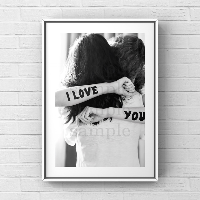 13 アイラブユー オマージュ アートポスター Sena S Artgallery オマージュ アートポスター