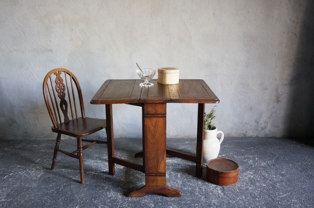 イギリス オールドスモールゲートレッグテーブル Dodo Antiques