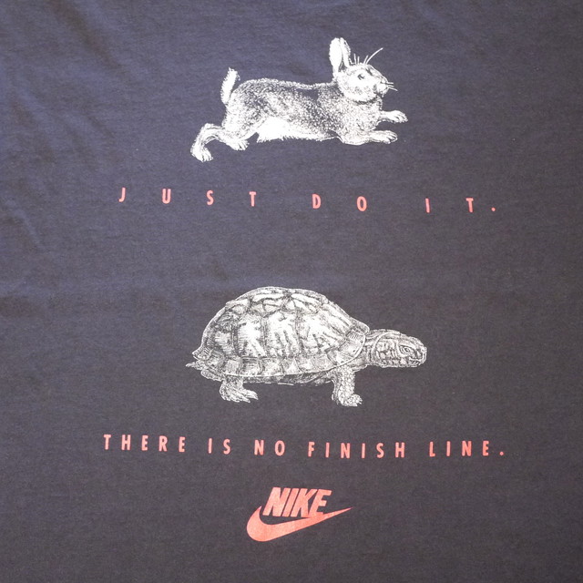 NIKE ナイキ カメ ウサギ 銀タグ スパイクリー 亀 兎 90年代-