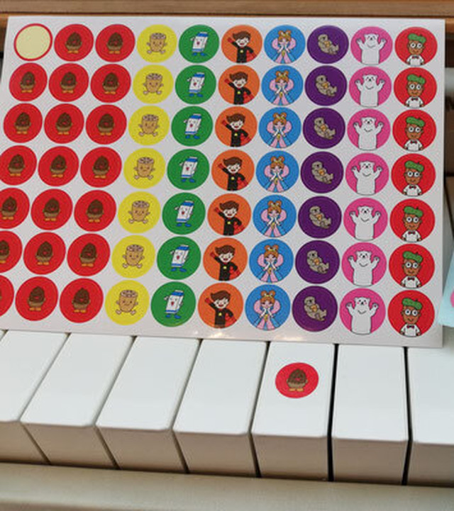 音階キャラクターシール どれみlaboオリジナル どれみlaboオンラインショップ