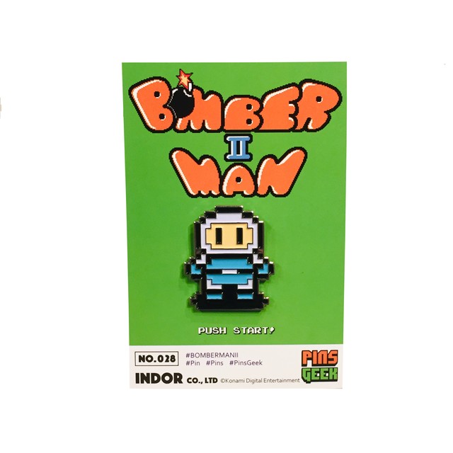 PINS GEEK ボンバーマン2 ホワイトボンバーマン / INDOR