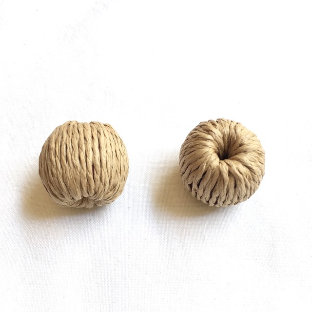 Import Parts ペーパーヤーン ビーズ 2p Rollo