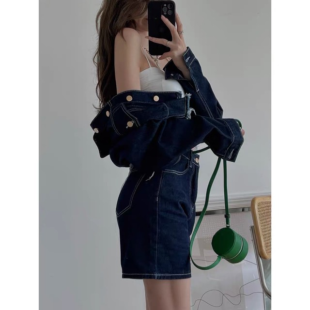 denim set up