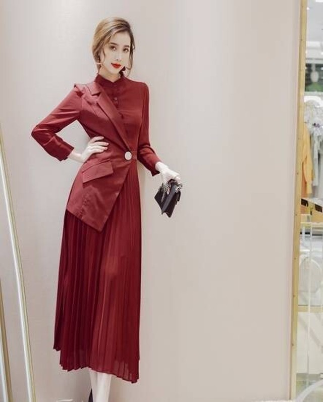 結婚式 ドレス 袖あり 二次会 お呼ばれ スレンダー ロングドレス ロングワンピース ロングワンピ 黒 プリーツ 演奏会ドレスアシンメトリー 発表会 結婚式 ドレス 袖あり 二次会 お呼ばれ Dressy Lily ドレッシーリリー プチプラドレスワンピース専門店