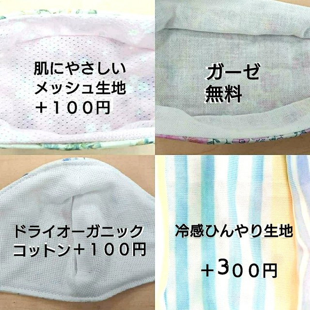 新作夏用接触冷感ガーゼハンドメイドマスク生地リトルミイムーミン柄手作りマスクドライメッシュクールポケット保冷剤フィルター付き対応 Tomo S Mask