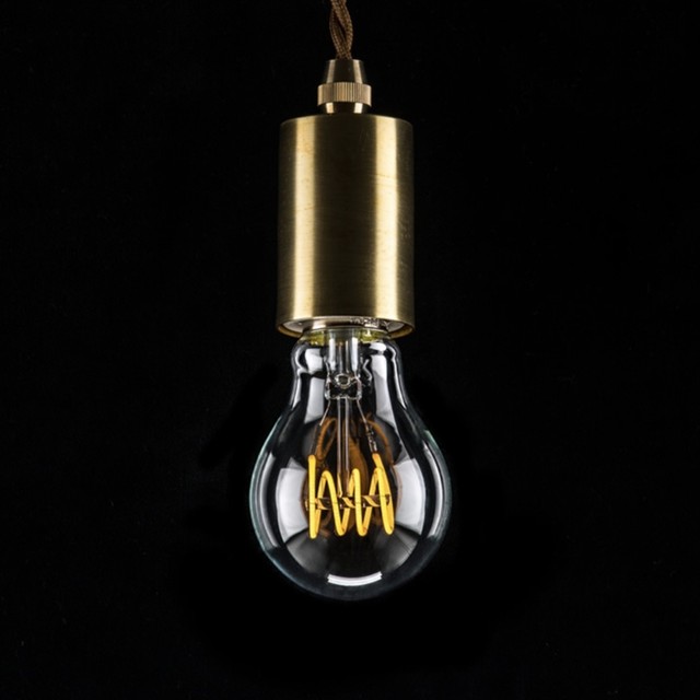 【調光器対応】E26 エジソンバルブ LED スパイラル ノーマル