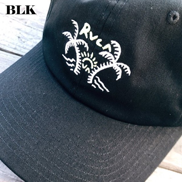 Ba ルーカ キャップ 帽子 メンズ 男性 新作 通販 人気ブランド かっこいい ブラック ブルーグリーン 黒 青緑系 フェス アウトドア Rvca Beachdays Okinawa
