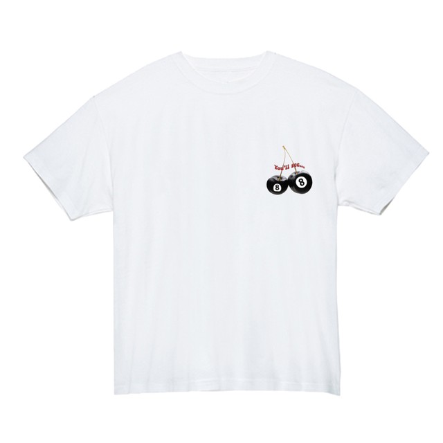 【Cat & Parfum】Cherry Eight Ball Tee