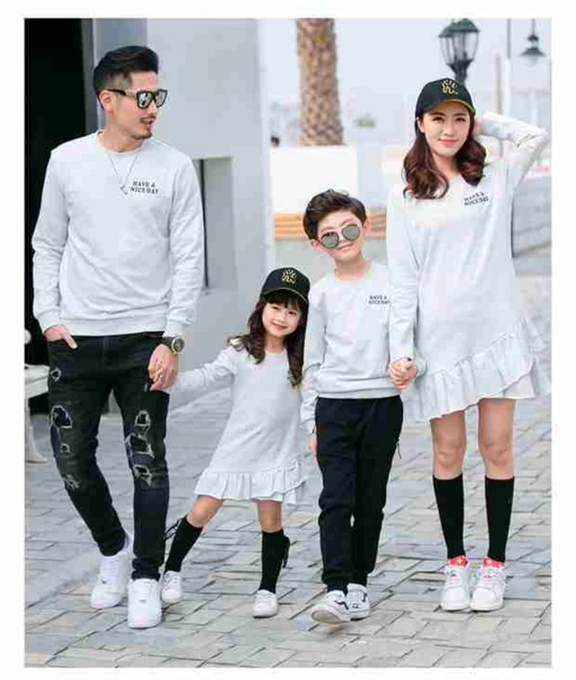 18夏新作 親子コーデ キッズ価格 トレーナーワンピース キッズサイズ Oyako00 Mamatoissyo