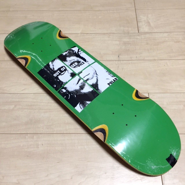 Polar Skate Co Dane Brady Out Of Service Deck 8 25x31 875 Green ポーラースケート デーン ブラディ アウトオブサービス デッキ 8 25インチ グリーン Pretzels Skateboard And Culture