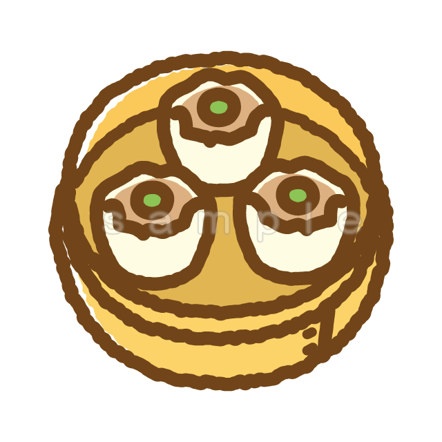 しゅうまい D016 Png イラストショップくま 商用利用okのかわいいイラストのフリー素材がたくさん
